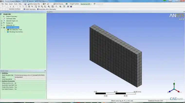 ansys workbench单位在哪里改
